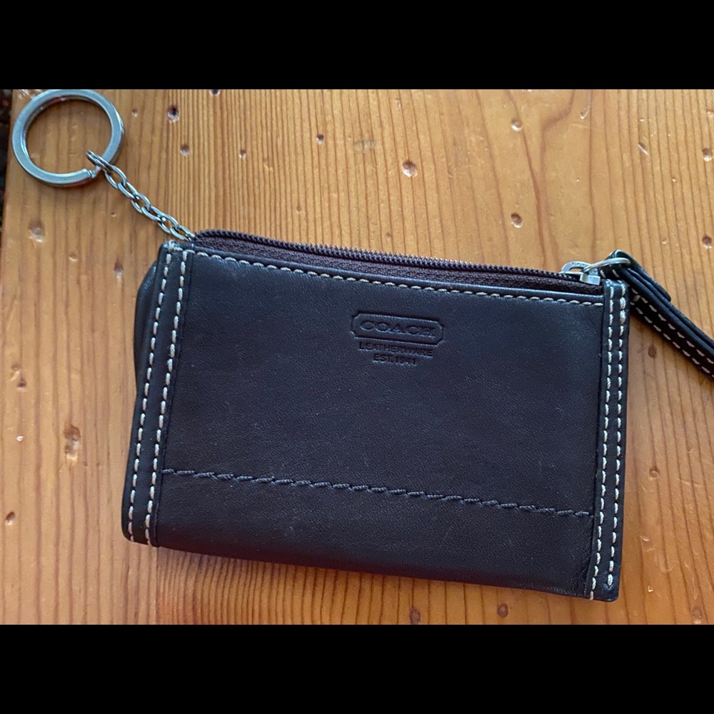 Coach key and change purse
